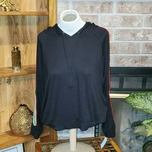 Occasion Cropped Hoodie Top -Size 1x - New w/ tags